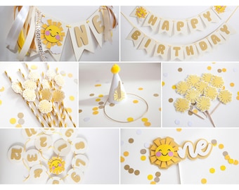 Pacchetti festa di COMPLEANNO SOLE / Sei il mio compleanno sole / Primo compleanno