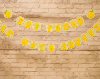 Lemon Party Decor - She Found Her Main Squeeze Theme - Bridal Shower