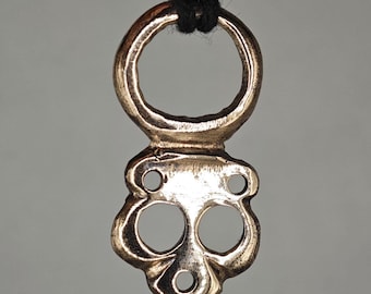 Ancient Odin Raven Huginn or Muninn. Medieval Artifacts