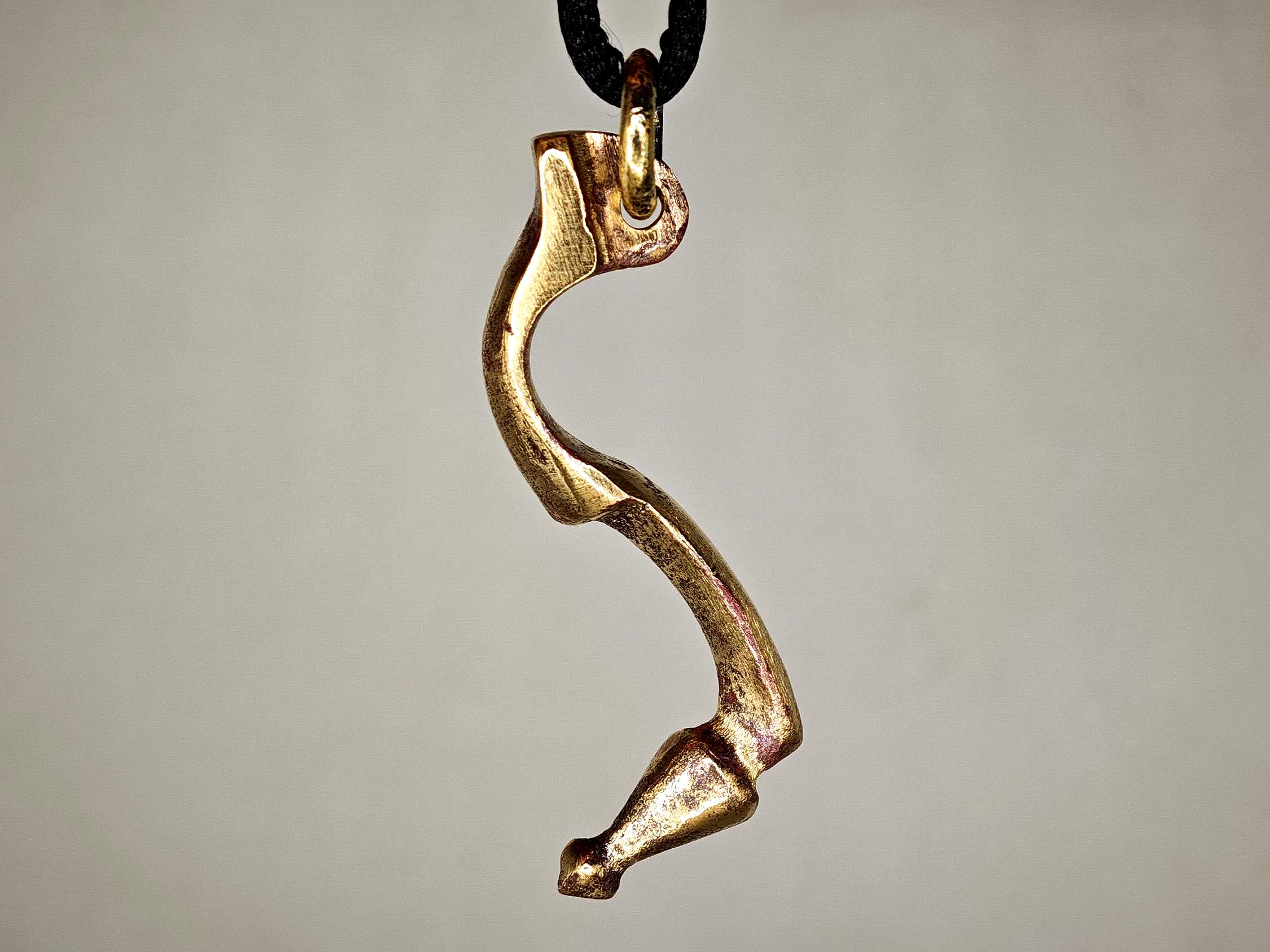 Ancient Celtic Bronze Amulet / Celtic Amulet / Celtic Jewelry / Druid Amulet / Celtic Artifacts / Celtic Pendant / 5th-4th Century BC.