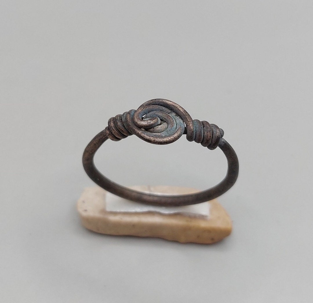 Twisted Wire Rings Authentic Viking Silver Twisted-wire Ring Lovers Knot Ring / - Etsy
