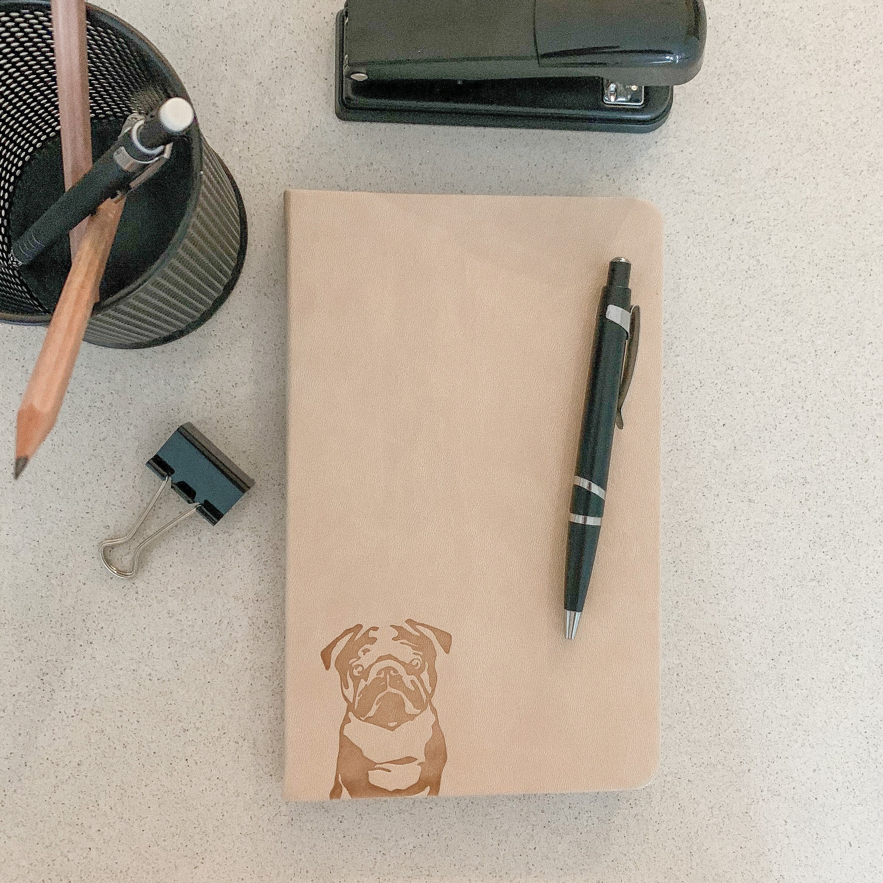 Vegan Hardcover Notebook Dingbats* Wildlife A6 PU Leather Notebook - View #5