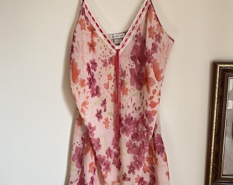 Early 2000s Floral Slip Dress