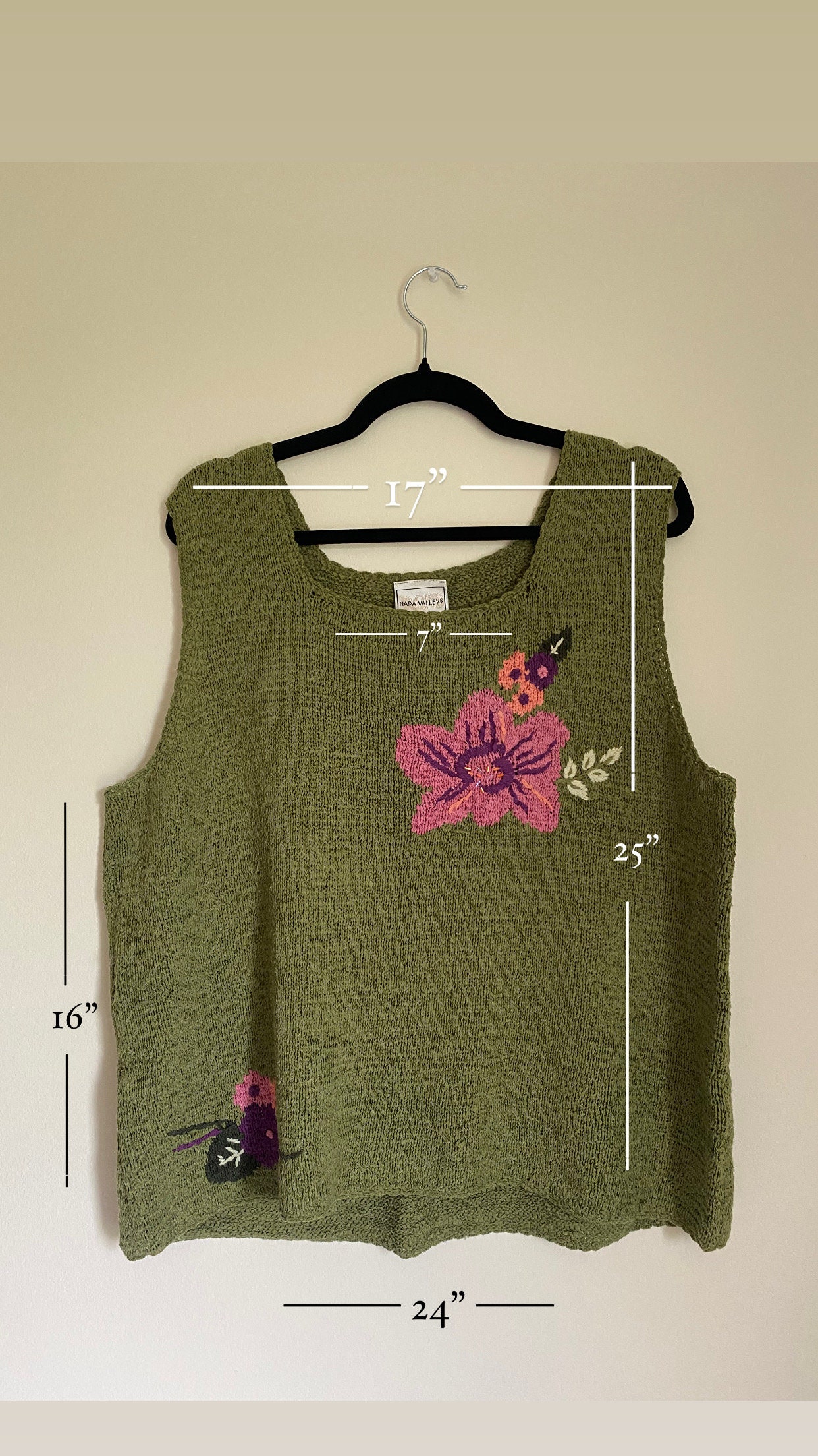 トップス UNDERCOVER 90s Flower Knit Vest Flower Sweater Vest UNDERCOVER 90s Flower Knit Vest Sweater