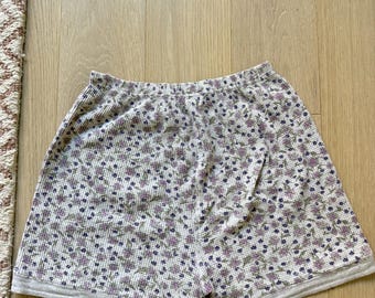 1996 Victoria Secret's Purple Floral Pajama Shorts