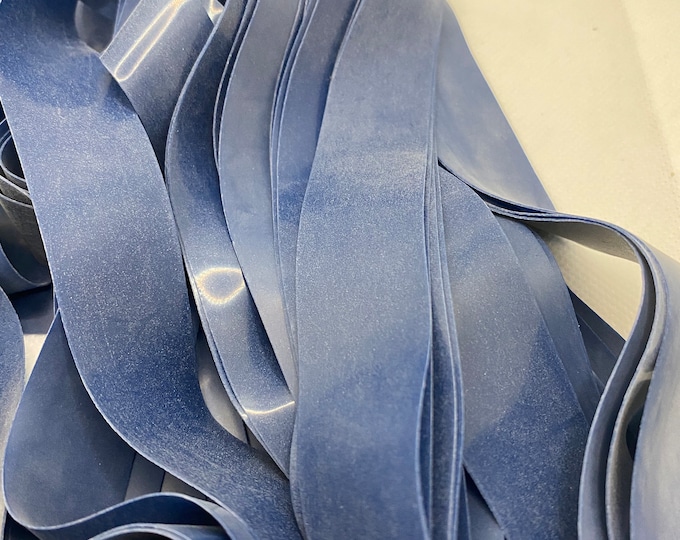 Dark Blue Latex Flogger, Vegan Friendly