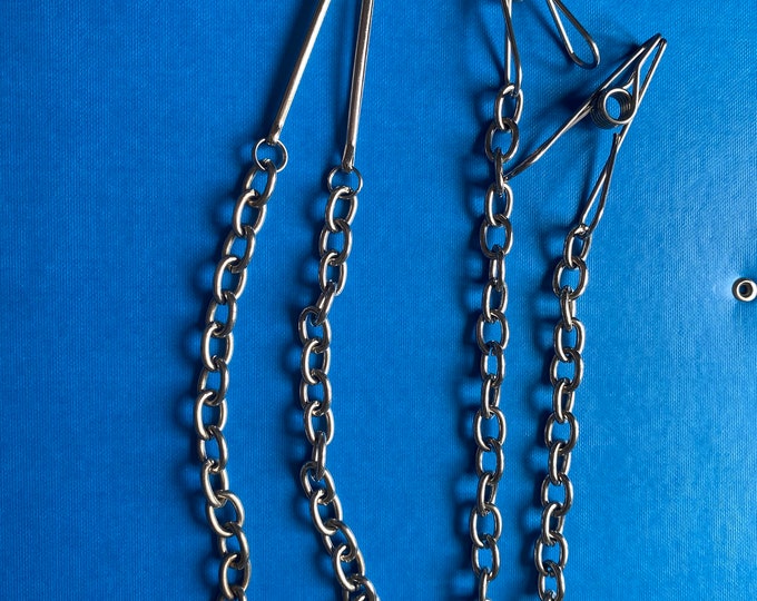 Chained Nipple Clamps