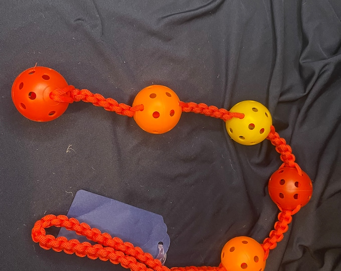 SALE Paracord and plastic golf ball flogger