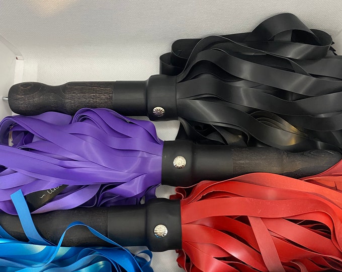 Mini Latex Floggers, Vegan Friendly