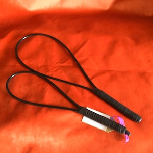 Acetal 6mm loop PVC Wrapped, Vegan Friendly