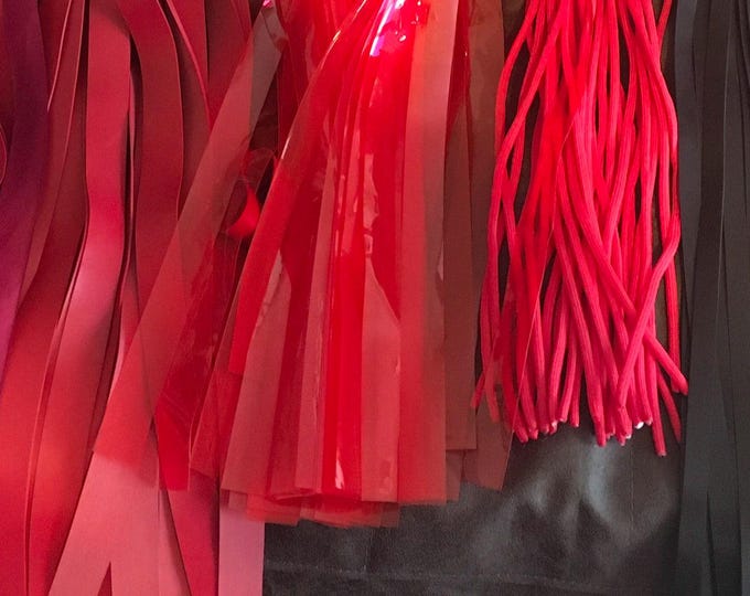 MATURE - Dungeon, Master or Mistress Set of 8 Floggers & Storage Bag.