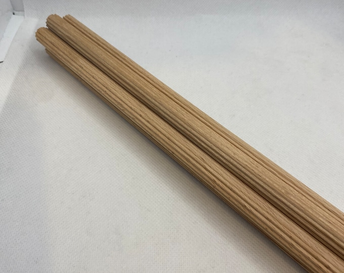 Beech Crackers x5 12mm Flutted Canes Vegan,