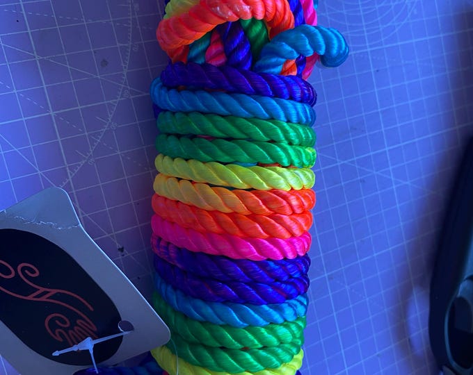 10 Metres Twisted Rainbow Rope