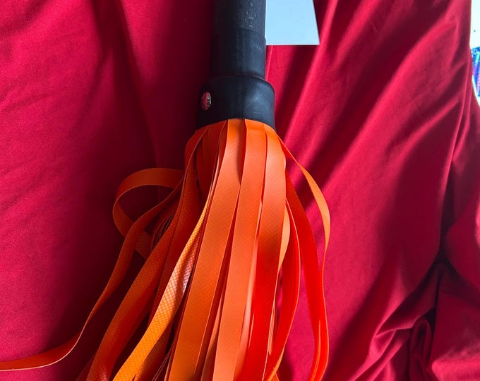SALE- Mini PVC Flogger Orange