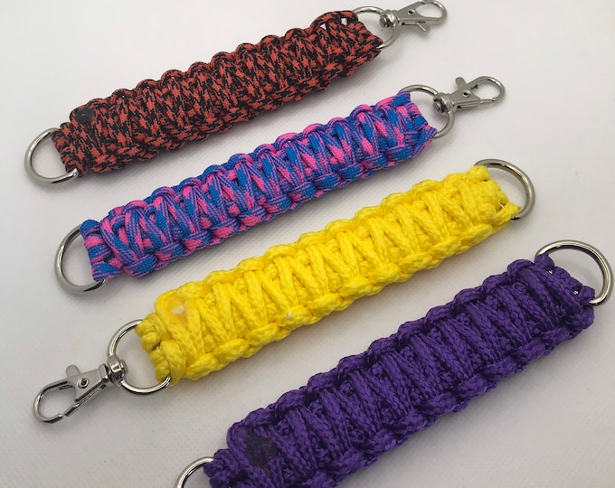 Custom Made Paracord King Cobra Keyring