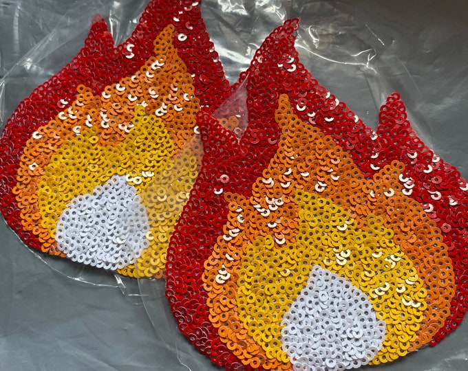 Nipple Pasties Large Flames