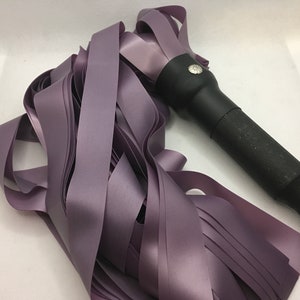 Lilac Pearlsheen  Latex Flogger, Vegan Friendly