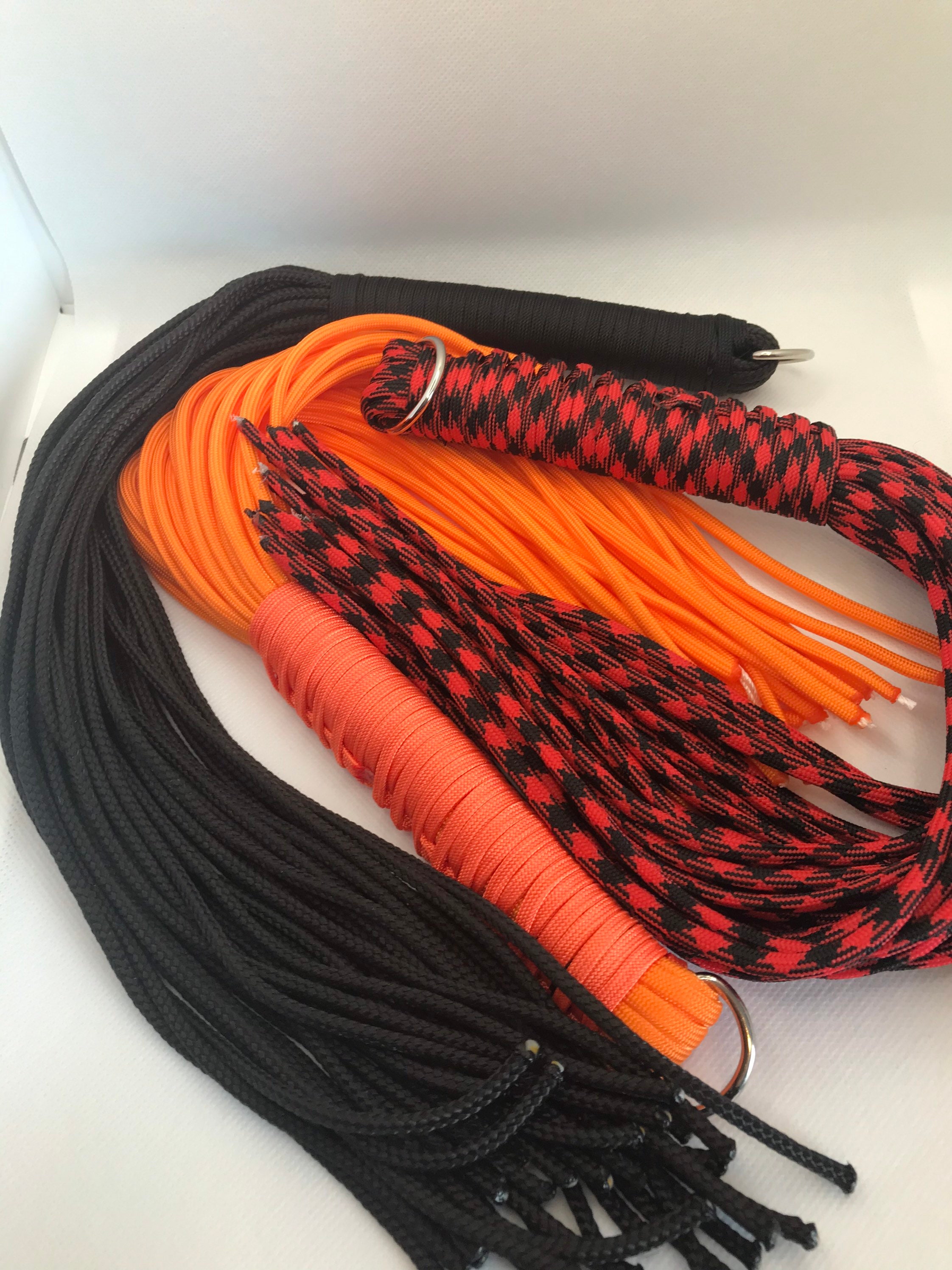 Paracord Flogger Various Colours Vegan Friendly Etsy