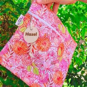 Sac de natation et humide étanche Nannas Garden personnalisé | Séparez les vêtements mouillés et secs | Cours de natation, vêtements sales, école pour enfants,