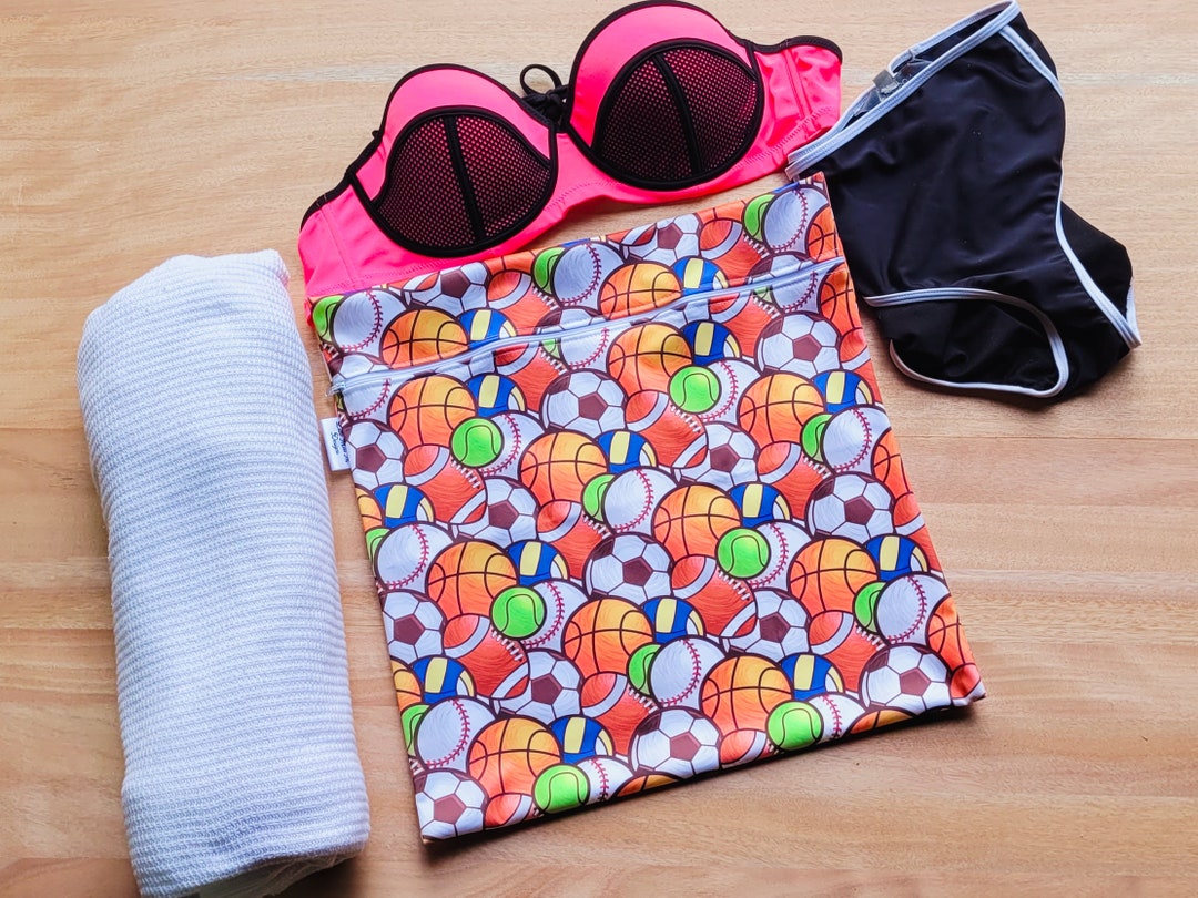 Buy Personalized Sport Waterproof Swim Wet Bag Separate Wet and Dry  Clothes Swimming Lessons, Dirty Clothes, Kids School, Gym, Beach Bag  Online