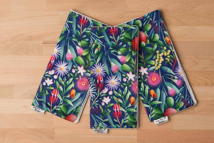DECEE Strofinacci Svedesi Riutilizzabili – 5 Panni In Cellulosa E Cotone – Assorbenti, Ecologici, Lavabili – Vintage Lux - 4