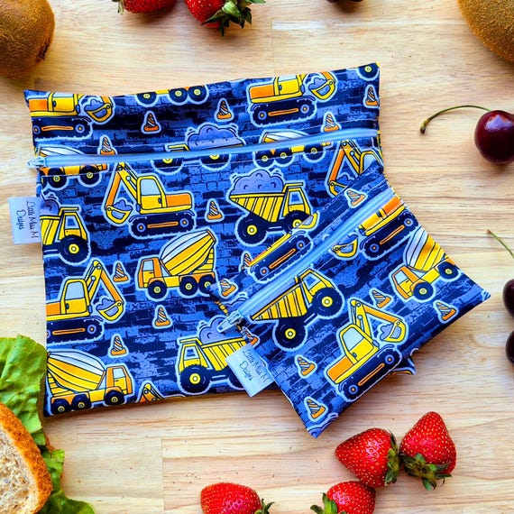 Borsa per alimenti riutilizzabile alternativa alla plastica e al silicone  Borsa per alimenti lavabile per panini senza spreco Costruzione di borse