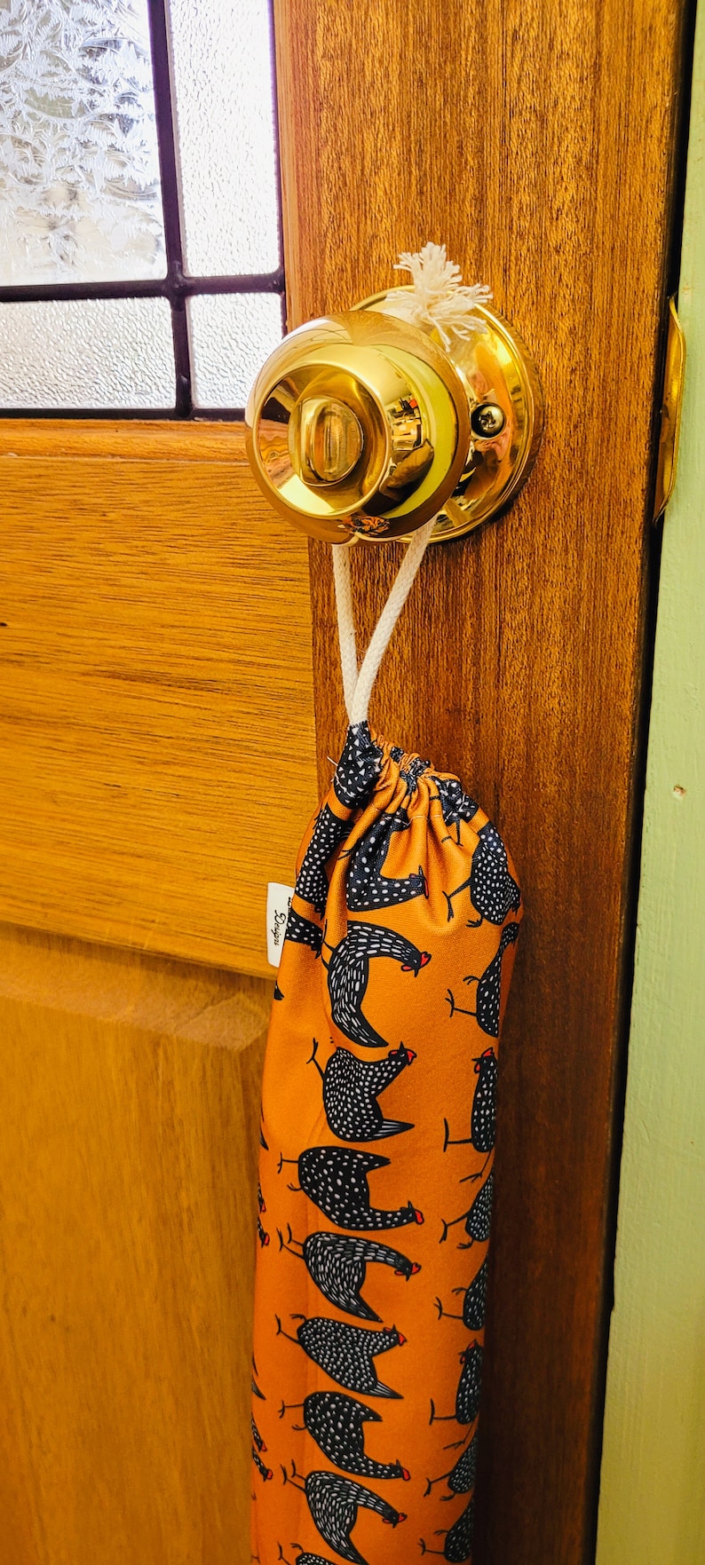 Custom Filled Door draft Stopper | Filled with sand Door Snake | Washable & Waterproof Cover draught Stopper | Custom breeze blocker Chicken image 2