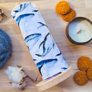 Toalha de papel reutilizável zero desperdício para limpeza geral de cozinha, toalha de papel sem papel, toalhetes de cozinha laváveis com clipes, baleias, animais