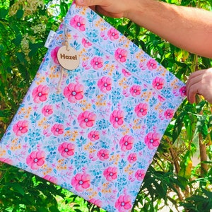 Sac de bain étanche personnalisé Summertime | Séparez les vêtements humides et secs | Cours de natation, vêtements sales, école pour enfants,