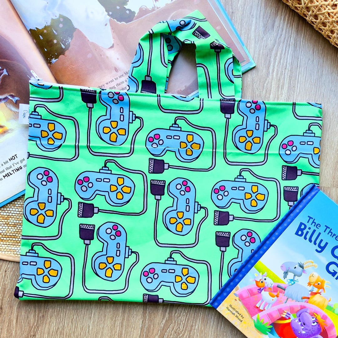 Library Bag for Back to School for Kids and Children, Borrowed Book ...