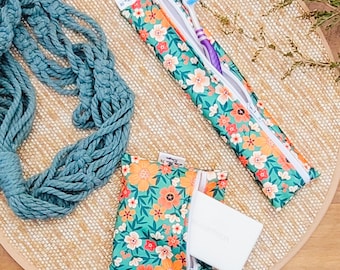 Travel Soap waterproof bag | travelling essential pouch zerowaste reusable  case with Toothbrush holder Spring has sprung