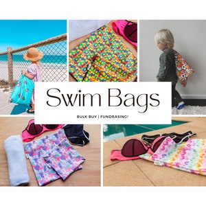 Sac de natation et sac sec et humide en vrac pour l'école Cadeaux pour la fête des mères, produits de collecte de fonds, vente en gros, stands de Noël