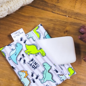 Travel Soap waterproof bag | travelling essential pouch zerowaste reusable  case with Toothbrush holder Dinosaur