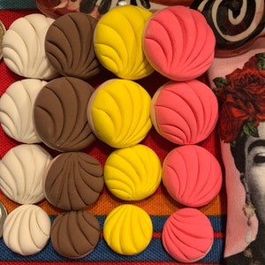 Miniature Concha’s Mexican Sweet Bread PAN Mexicano PAN Dulce