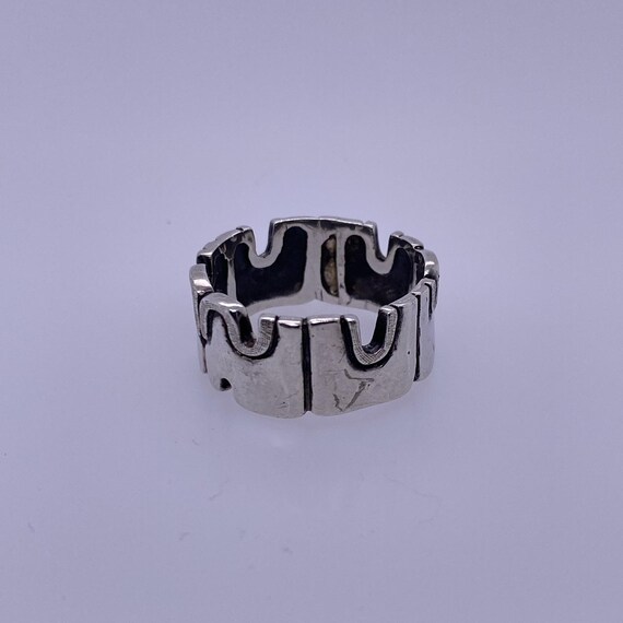 925 Sterling Silver Custom Puzzle Piece Design Ring