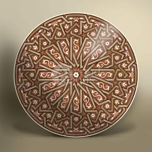 Wood floor inlay &quot;East&quot; handcrafted by AtwoodGoods. Wooden floor medallion oriental design. Hardwood flooring, parquet or engineered floor.
