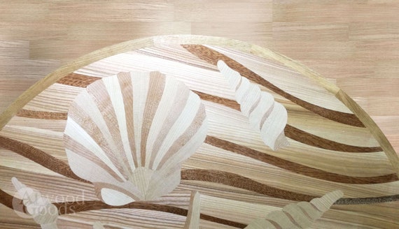 Holzboden Medaillon Costa Handgefertigt | Etsy