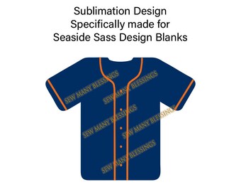 Digital Set of 2 Baseball Jersey/navy/orange/Sublimation Design Download/Earring Blanks/message me for custom colors