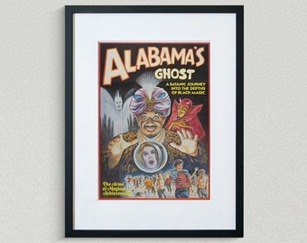 Vintage Movie Poster - Alabama's Ghost - Christopher Brooks - E. Kerrigan Prescott - Movie Print