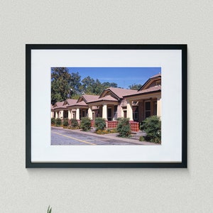 Americana Fine Art Prints - Vintage Photography - Bellair Motel - Hot Springs - Arkansas - Framed Art Prints