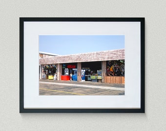 Americana Fine Art Prints - Vintage Photography - Boardwalk Stores - Wildwood - New Jersey - Framed Art Prints