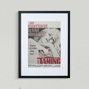 Vintage Movie Poster - The Taming - Lindsey Bowen - Liz Stevens -  Movie Print