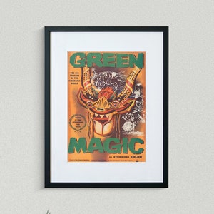 Vintage Movie Poster - Green Magic - Gian Gaspare Napolitano - Carlos Montalban - Movie Print