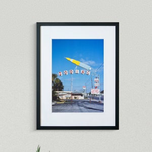 Americana Fine Art Prints - Fotografía Vintage - Zodiac Cocktail Lounge - South Daytona Beach - Florida - Impresiones de Arte Enmarcado