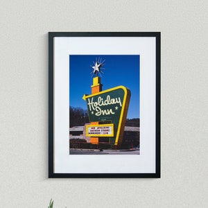 Americana Fine Art Prints - Vintage Photography - Holiday Inn Sign - Gatlinburg - Tennessee - Framed Art Prints