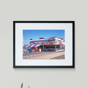 Americana Fine Art Prints - Vintage Photography -  Boardwalk Corner Store - Seaside Heights - New Jersey - Framed Art Prints