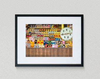 Americana Fine Art Prints - Vintage Photography -  Boardwalk Game Store - Wildwood - New Jersey - Framed Art Prints
