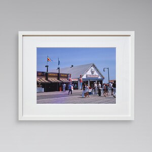 Americana Fine Art Prints - Vintage Photography -  Boardwalk Beach - Point Pleasant - New Jersey - Framed Art Prints
