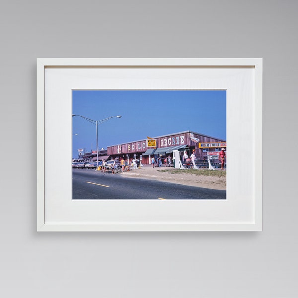 Americana Fine Art Prints - Vintage Photography - Boardwalk - Long Branch - New Jersey - Framed Art Prints