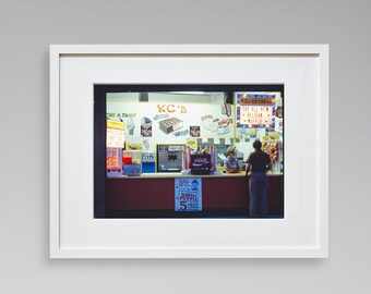 Americana Fine Art Prints - Vintage Photography -  Boardwalk Store Food - Wildwood - New Jersey - Framed Art Prints